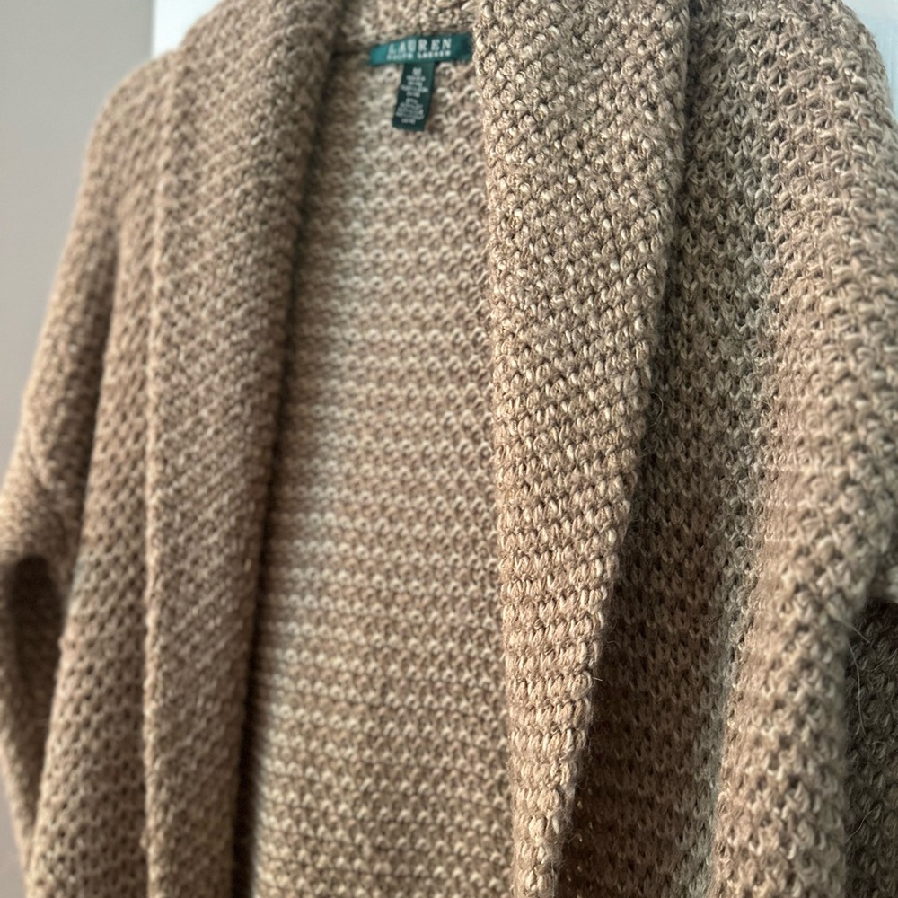 Ralph Lauren Tan Cardigan Sweater